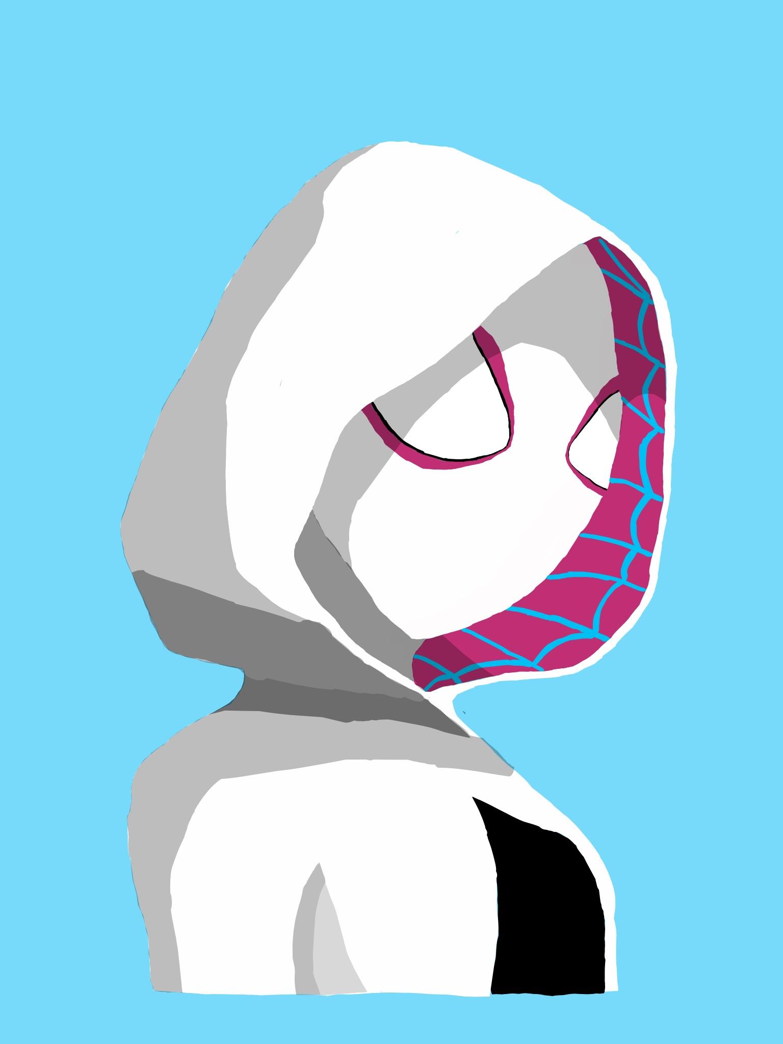 1536x2048 so i'm learning to draw and spider gwen is my second official
