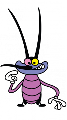 215x382 how to draw joey, oggy and the cockroaches step oggy et les