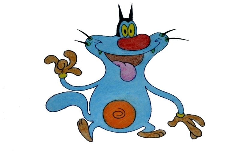 764x510 oggy and the cockroaches coloring coloring pages for learning