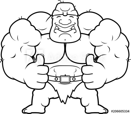 500x433 Cartoon Ogre Thumbs Up