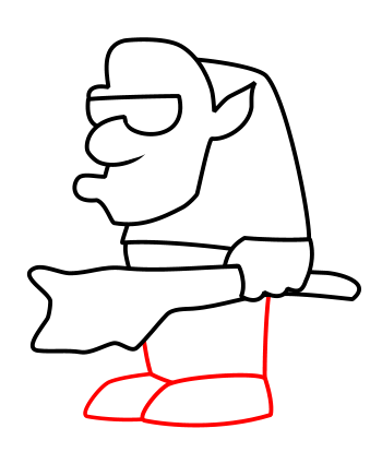350x425 Drawing A Cartoon Troll