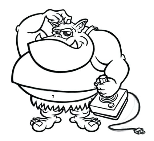 Ogre Drawing | Free download on ClipArtMag