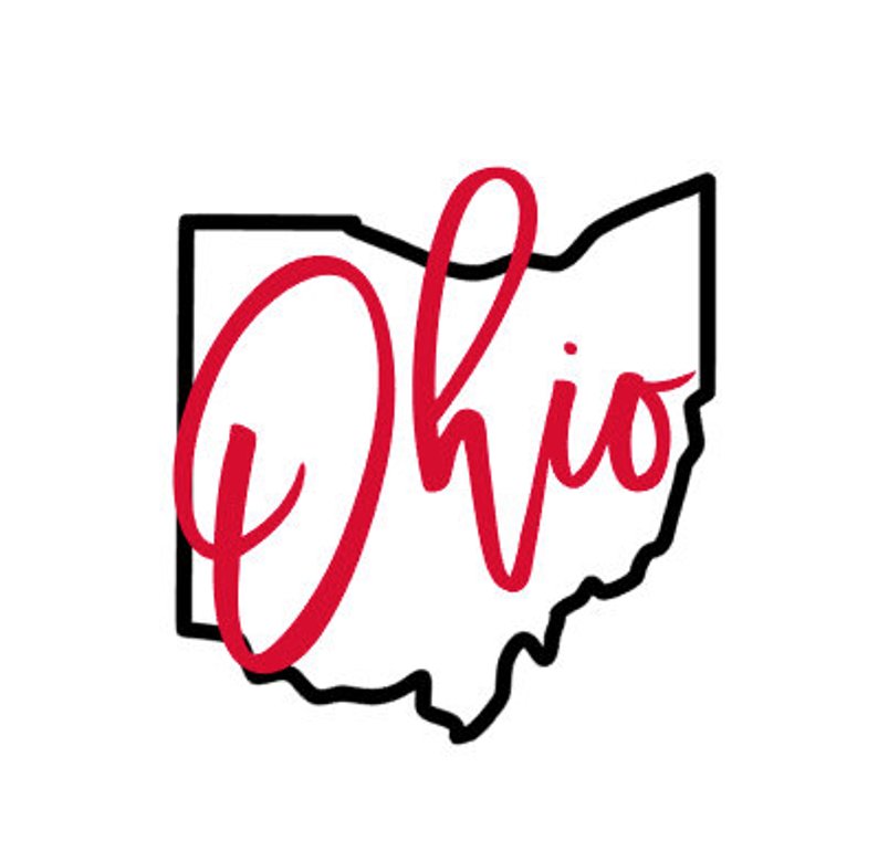 794x780 Ohio State Outline Etsy