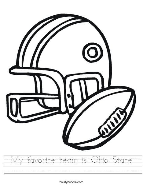 468x605 My Favorite Team Is Ohio State Worksheet