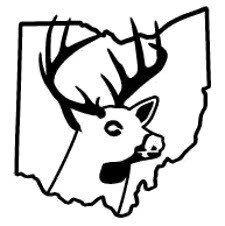 225x226 Ohio State Deer Decal