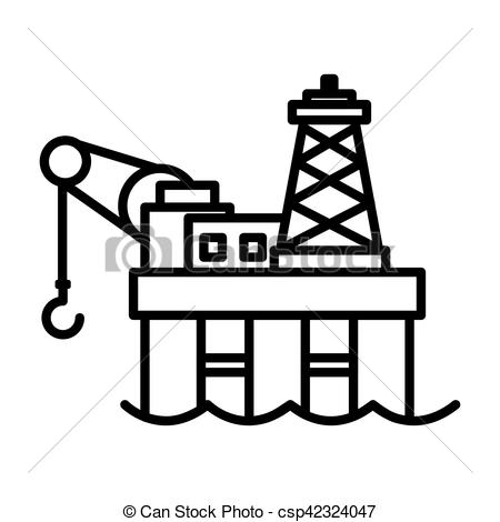 450x470 Offshore Oil Platform Icon