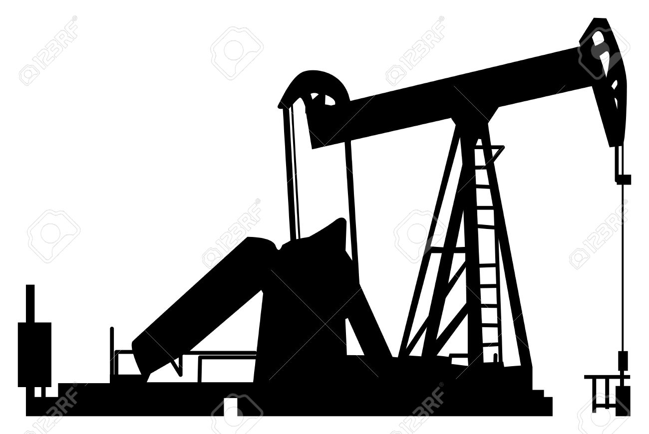1300x870 Oil Rig Clipart Outline