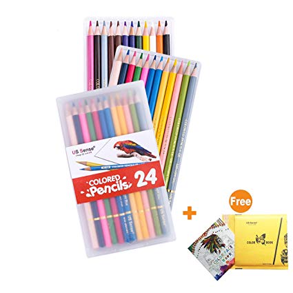 425x425 Us Sense Coloured Pencils Assorted Colours Pack Of Drawing Oil