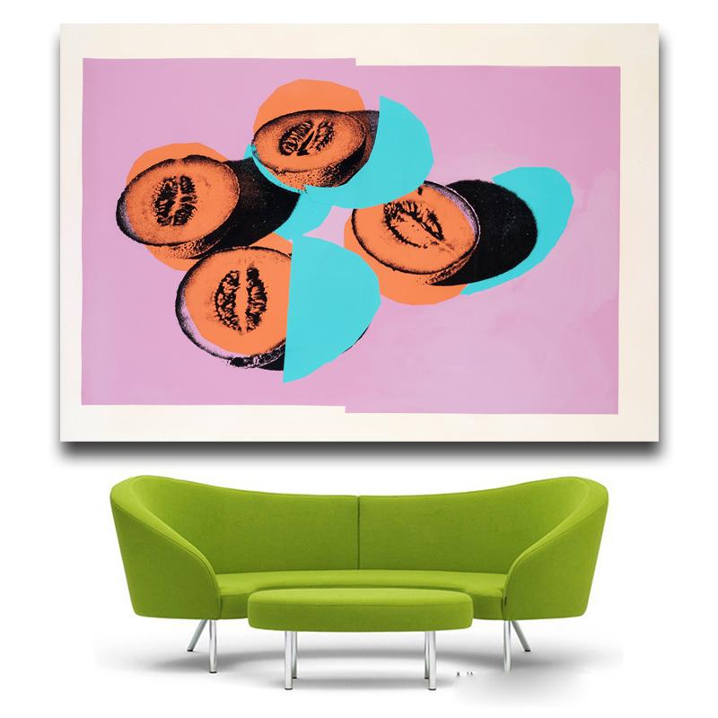 800x800 Andy Warhol Peach Modern Oil Painting Drawing Art Spray Unframed
