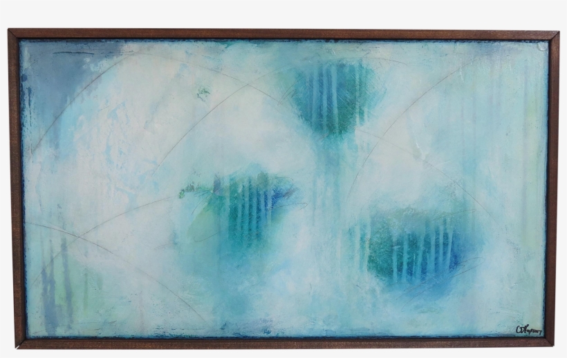 820x519 Cloud Atlas, Original Framed Oil Pastel