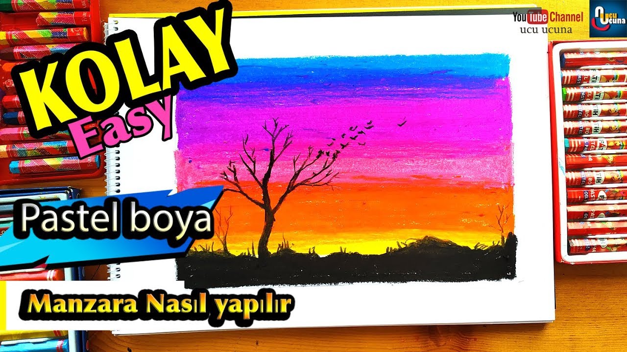 1280x720 Pastel Boya Batimi Nasil Yapilir Adim Adim Kolay