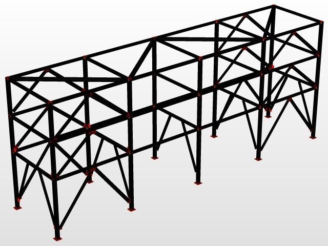 640x480 Model Oil Rig Structure Cgtrader