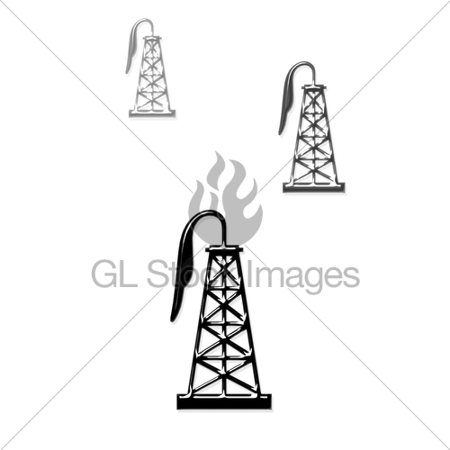 500x500 Oil Well Production Gl Stock Images