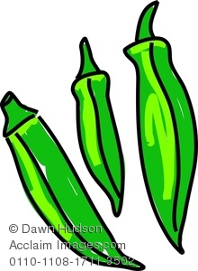 220x300 A Whimsical Drawing Of Okra Clipart Stock Photography Acclaim