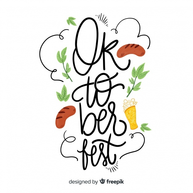 626x626 Hand Drawn Oktoberfest Poster Mockup Vector Free Download