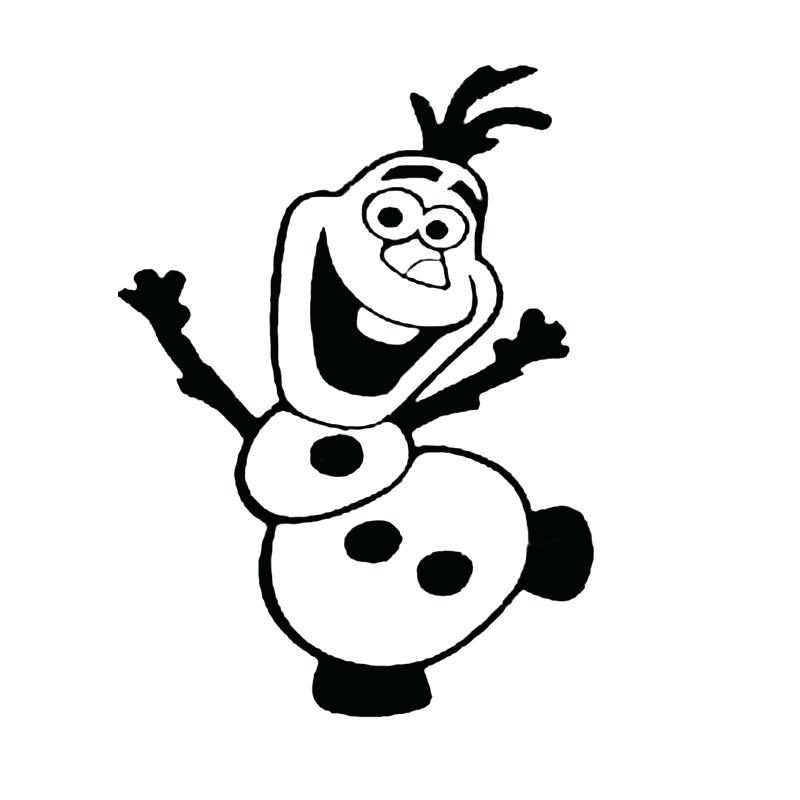 Olaf Cartoon Drawing | Free download on ClipArtMag