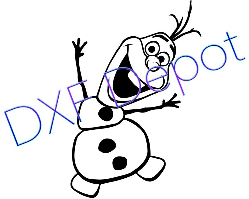 794x635 Olaf Frozen Dxf Vector Art Clip Art Png Etsy