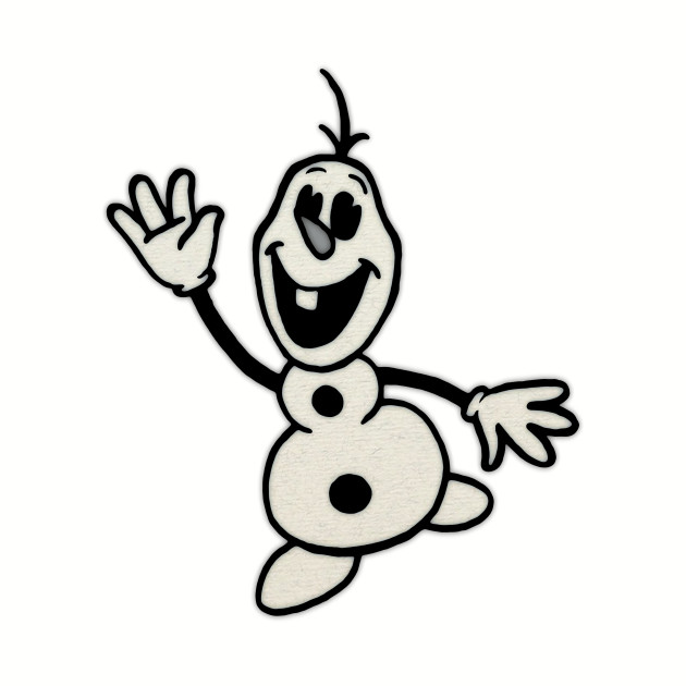 630x630 Vintage Cartoon Snowman