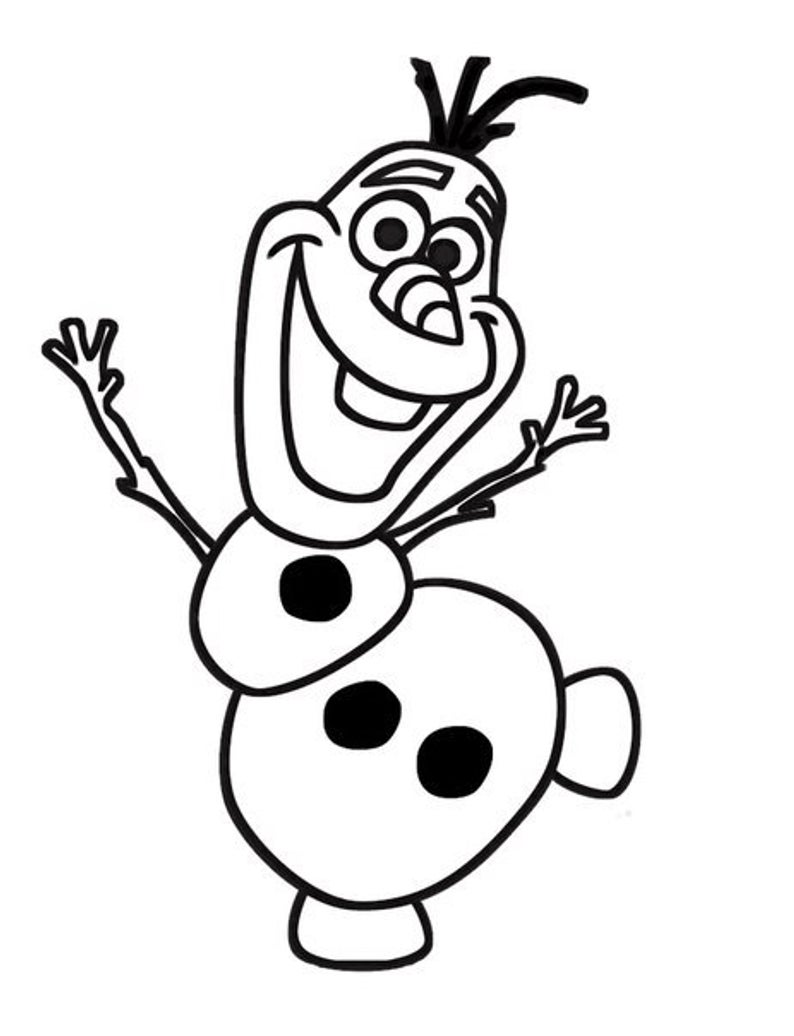 Olaf Cartoon Drawing | Free download on ClipArtMag