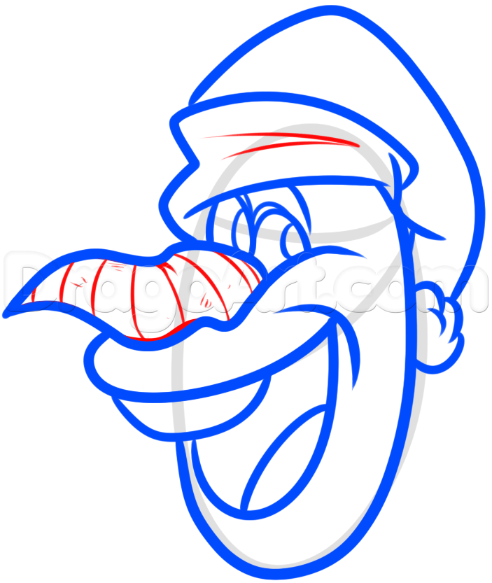 703x833 How To Draw Christmas Olaf, Step