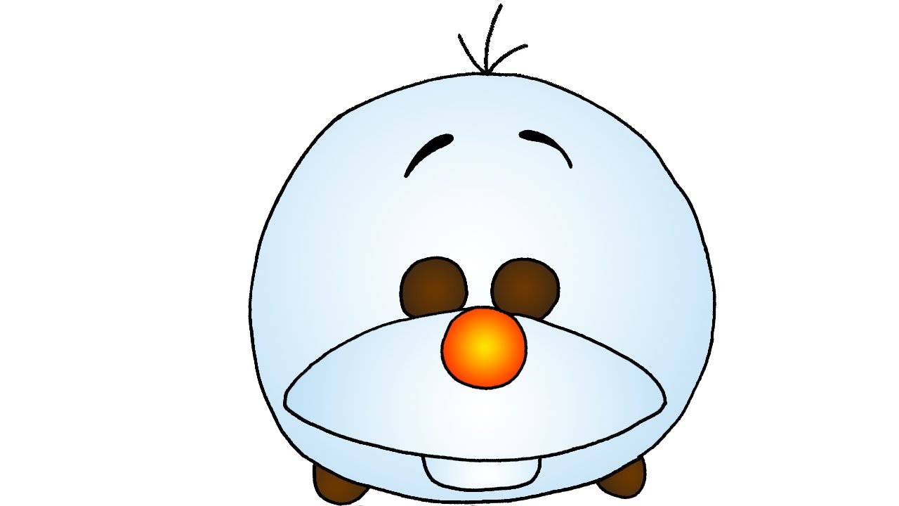 1280x720 Pk How To Draw Cute Olaf From Frozen Disney Tsum Tsum