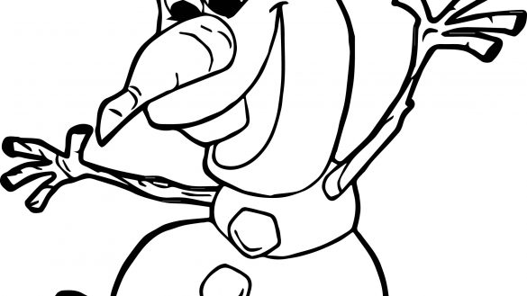 585x329 Cool Design Ideas Olaf Frozen Coloring From Drawing At Getdrawings
