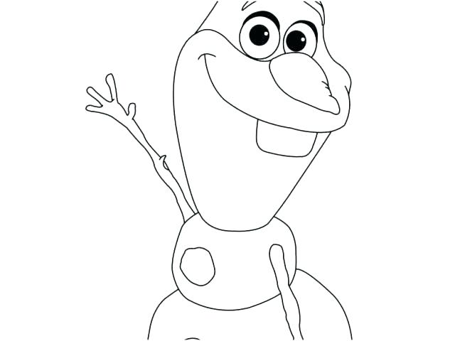 640x480 Olaf Coloring Pages And Coloring