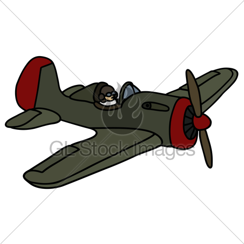 500x500 Old Khaki Aircraft Gl Stock Images