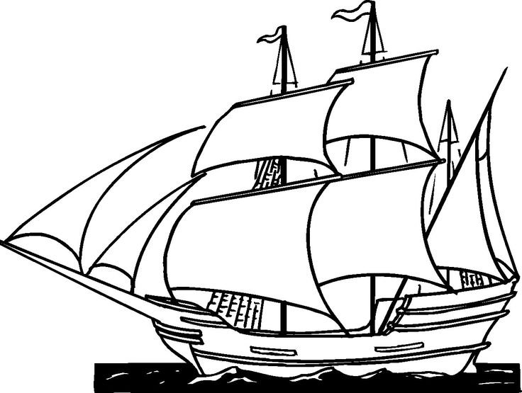 736x555 Pirate Ship Clipart