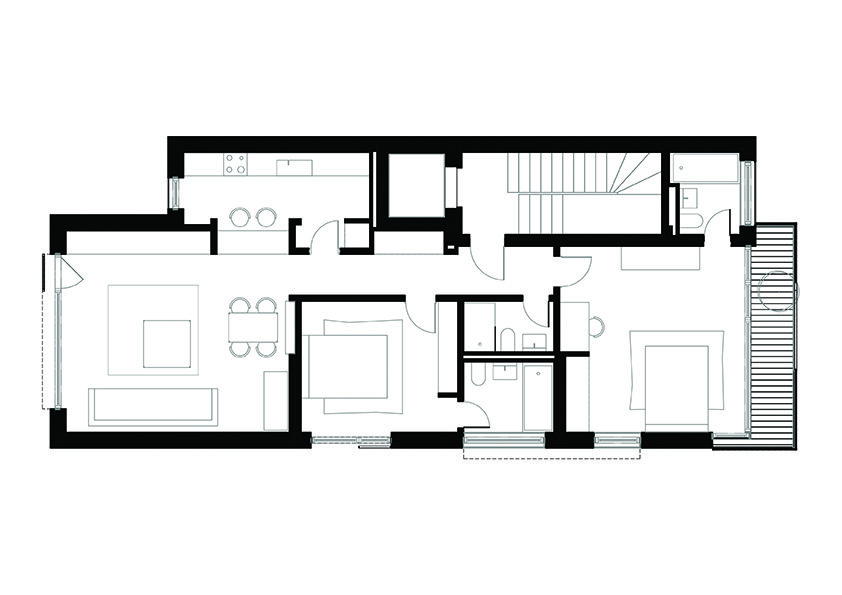 842x595 Gallery Of Residential Building In Bucharest Melon Design Studio