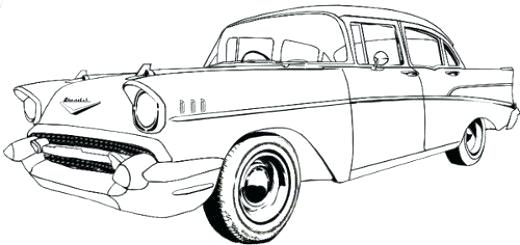 520x245 Car Sketches For Coloring
