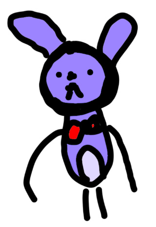 320x465 A Year Old Drew Bonnie From Fnaf