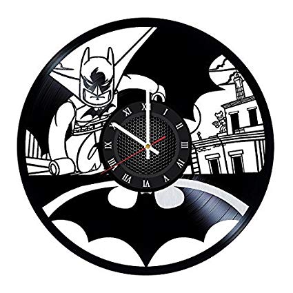 425x425 Ma Va Batman Kids Comics Vinyl Record Wall Clock Gift