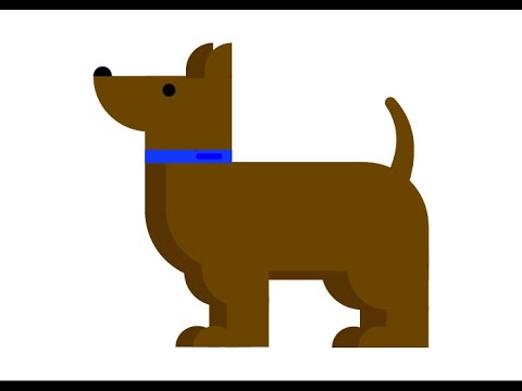 480x360 Adobe Illustrator Dog Speed Drawing