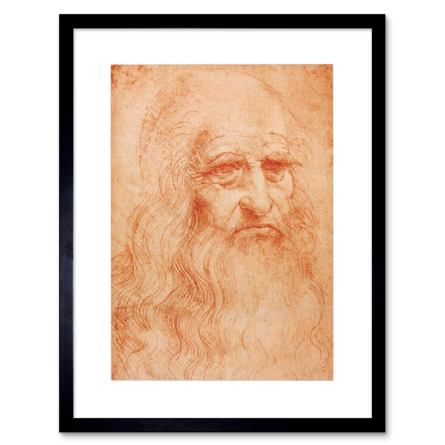 1500x1500 Leonardo Da Vinci Drawings Old Master Framed Art Print