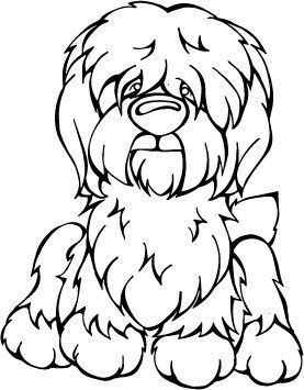 277x355 collection old english sheepdog coloring pages pictures