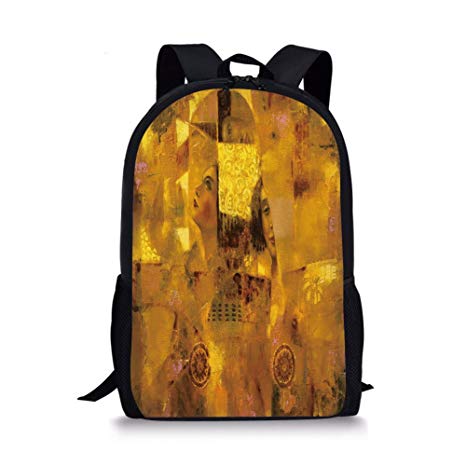 466x466 Iprint School Bags Art,vintage Woman With Reflection