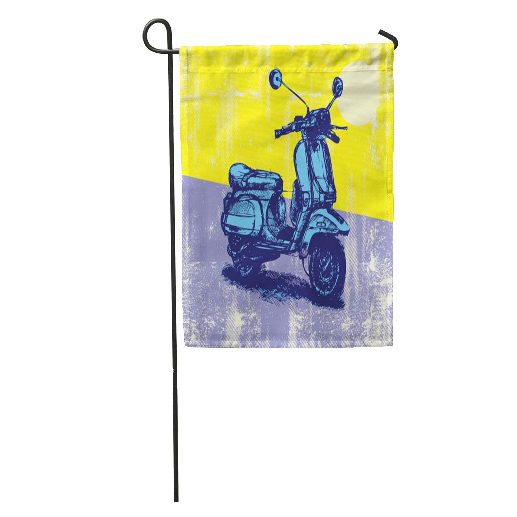 1042x1042 Semtomn Garden Flag Hipster Digital Of Old Fashioned