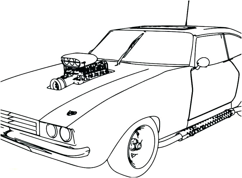 827x609 Classic Cars Coloring Pages Free Car Coloring Pages To Print