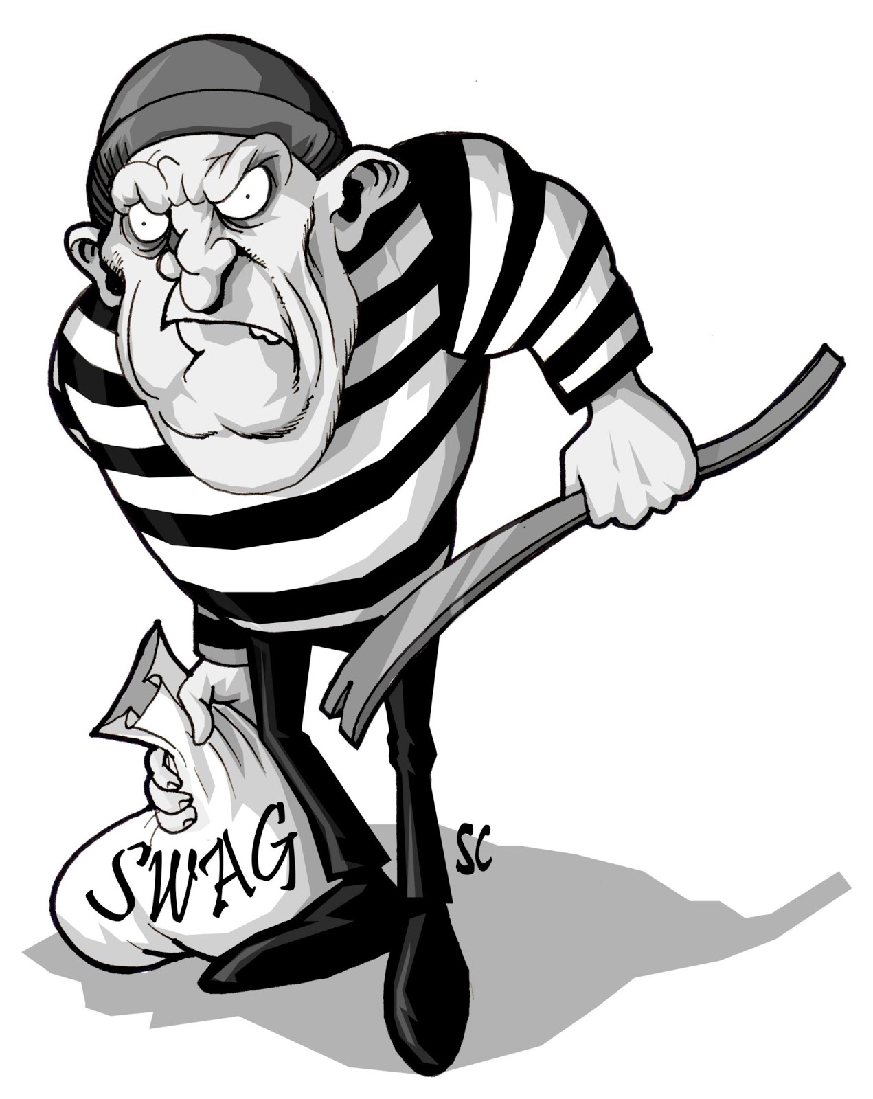 1271x1600 Robber Drawing Old Time For Free Download