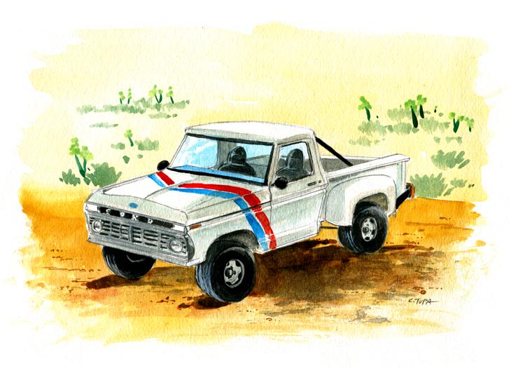 740x525 Old Ford Truck Painting Fordtrucks