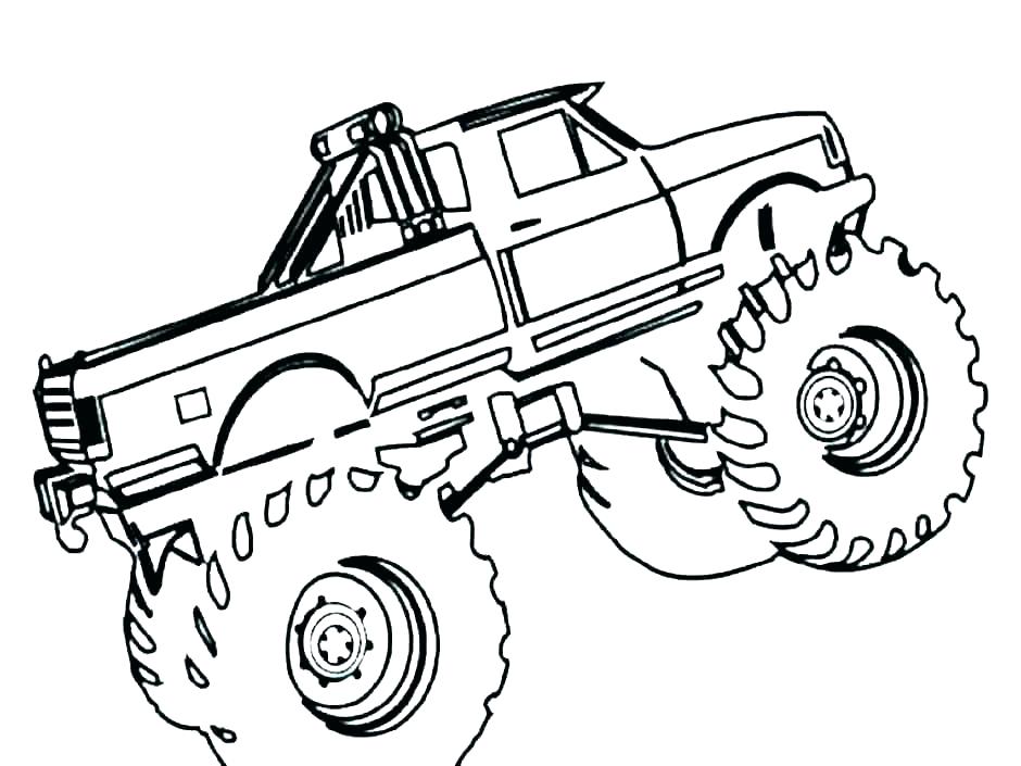 940x705 Blaze Monster Truck Printable Coloring Pages Dump Colori