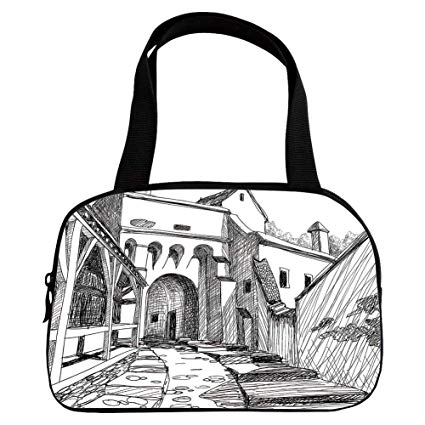 425x425 Iprint Vogue Small Handbag Pink, Medieval Decor