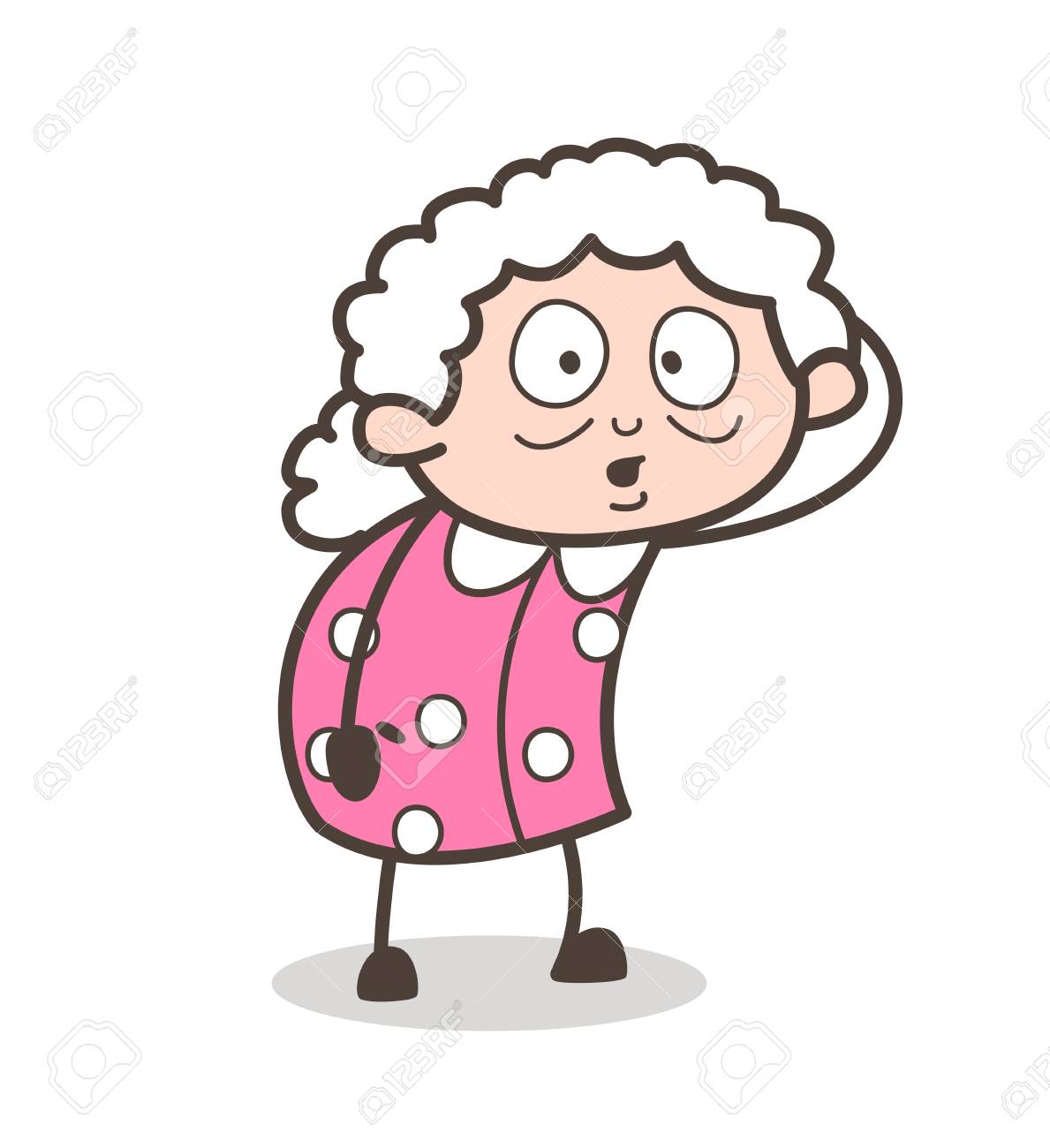 1189x1300 Cartoon Shocked Face Expression Of Old Lad