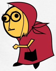 190x239 Old Lady Cartoon Drawing Kids' T Shirt Spreadshirt