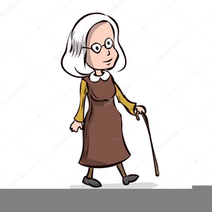 300x300 Old Lady Cartoons Clipart Free Images