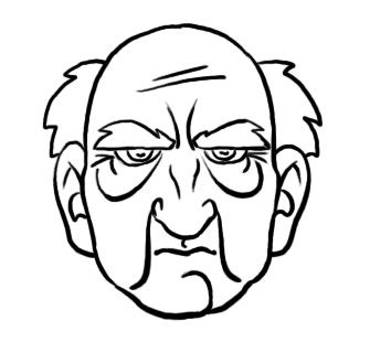 335x320 How To Draw An Old Face Art Inspiration Old Man Face, Drawings