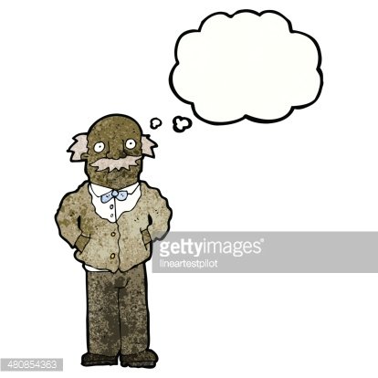 414x414 Old Man Cartoon Premium Clipart