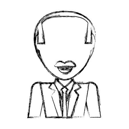 450x450 Retro Old Man Cartoon Icon Vector Illustration Graphic Design