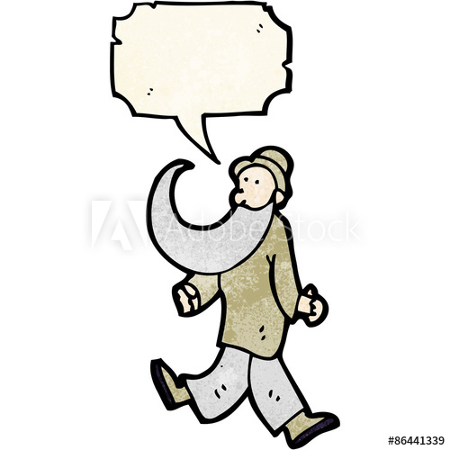 500x500 Cartoon Dancing Old Man